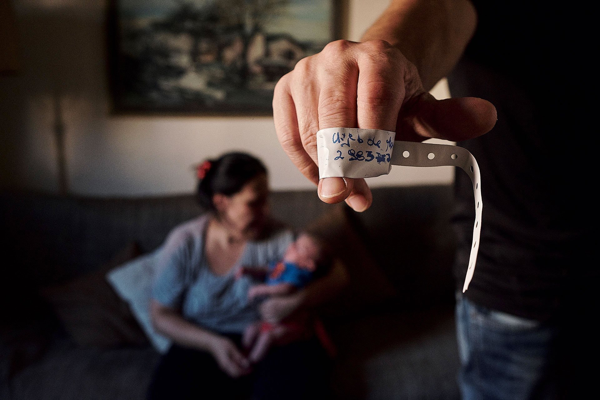 Reportaje de fotos de recién nacido en casa